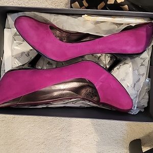 Plum heels